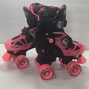 Roller Derby Roller Skates Girl 12 - 2 Pink Black